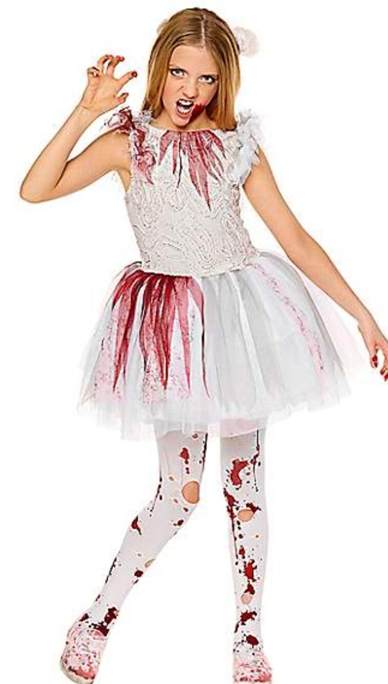 Girls Abigail Movie Bloody Dress Halloween Tutu Costume – Small 6/6x - New